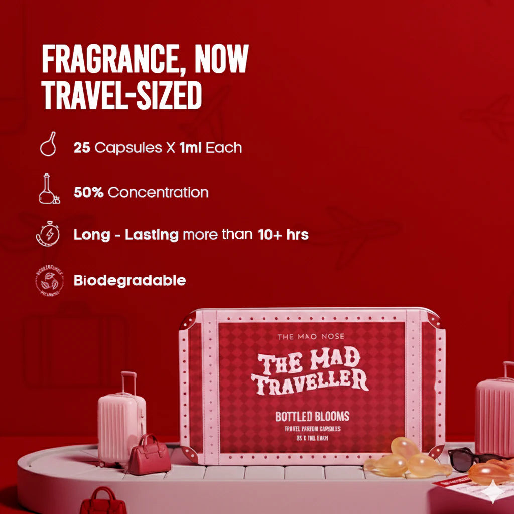 Bottled Blooms Travel Perfume Capsules - 25 x 1 ml