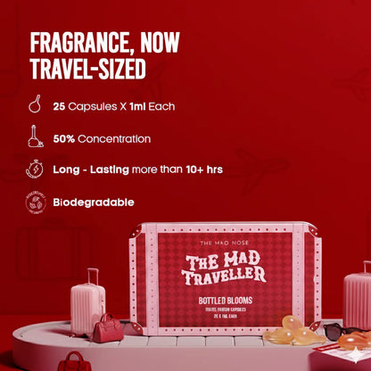 Bottled Blooms Travel Perfume Capsules - 25 x 1 ml